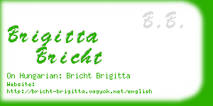 brigitta bricht business card